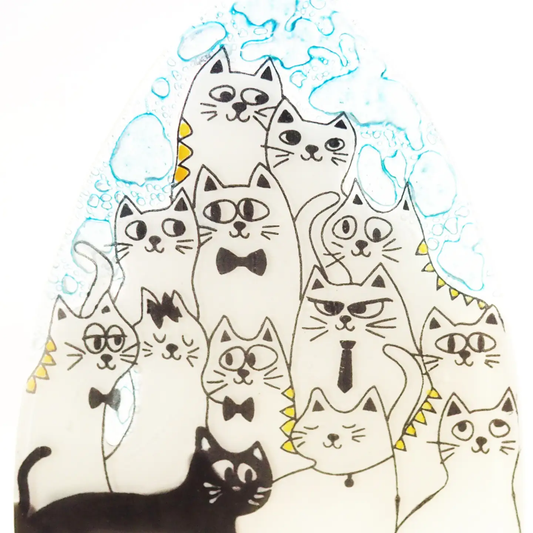 Pack of Cats Plotting Nightlight