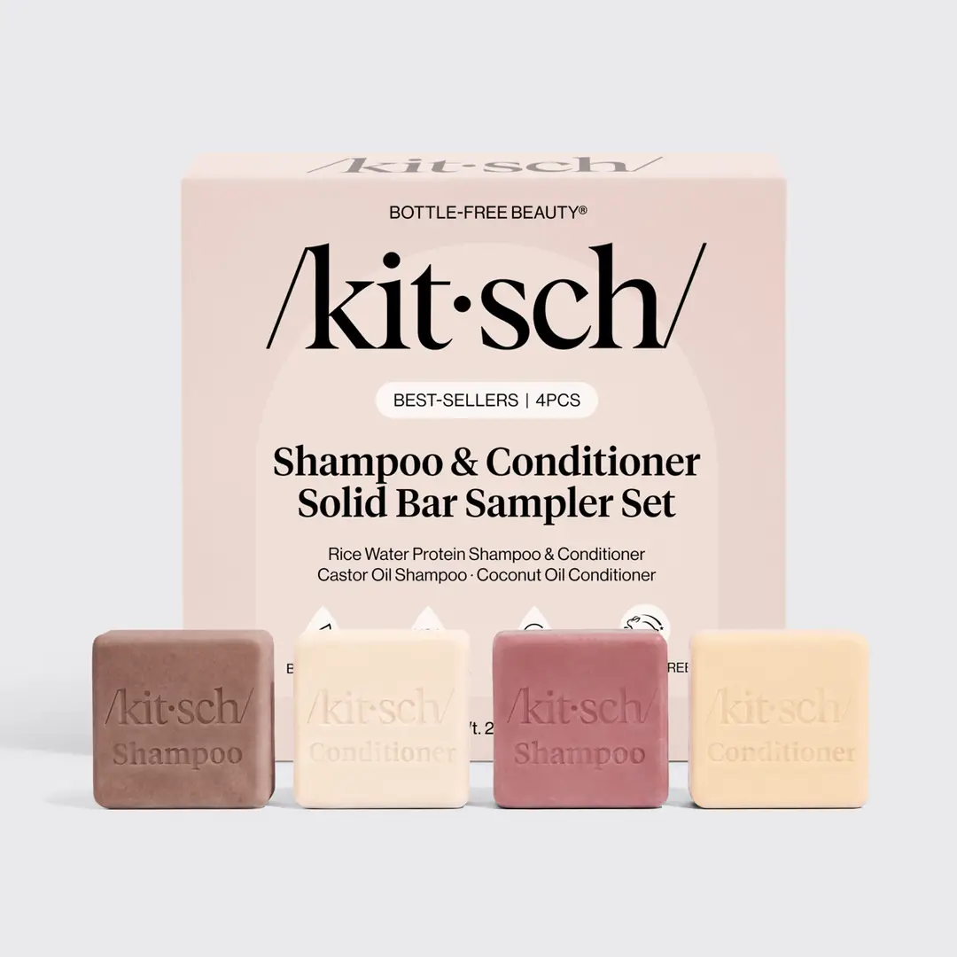 Solid Bar Shampoo + Conditioner 4pc Sampler Set