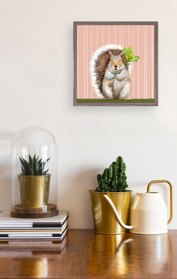 Happy Fall Squirrel Mini Canvas