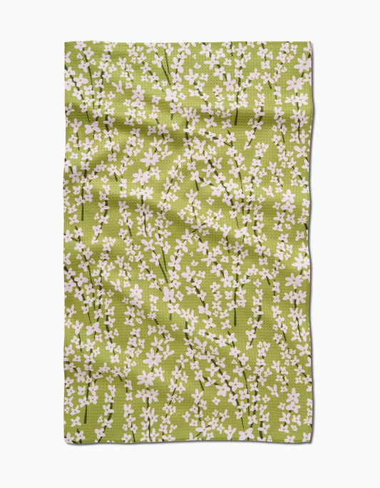 Geometry Tea Towel: Spring Green