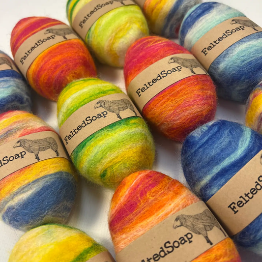 Felted Soap Multicolor