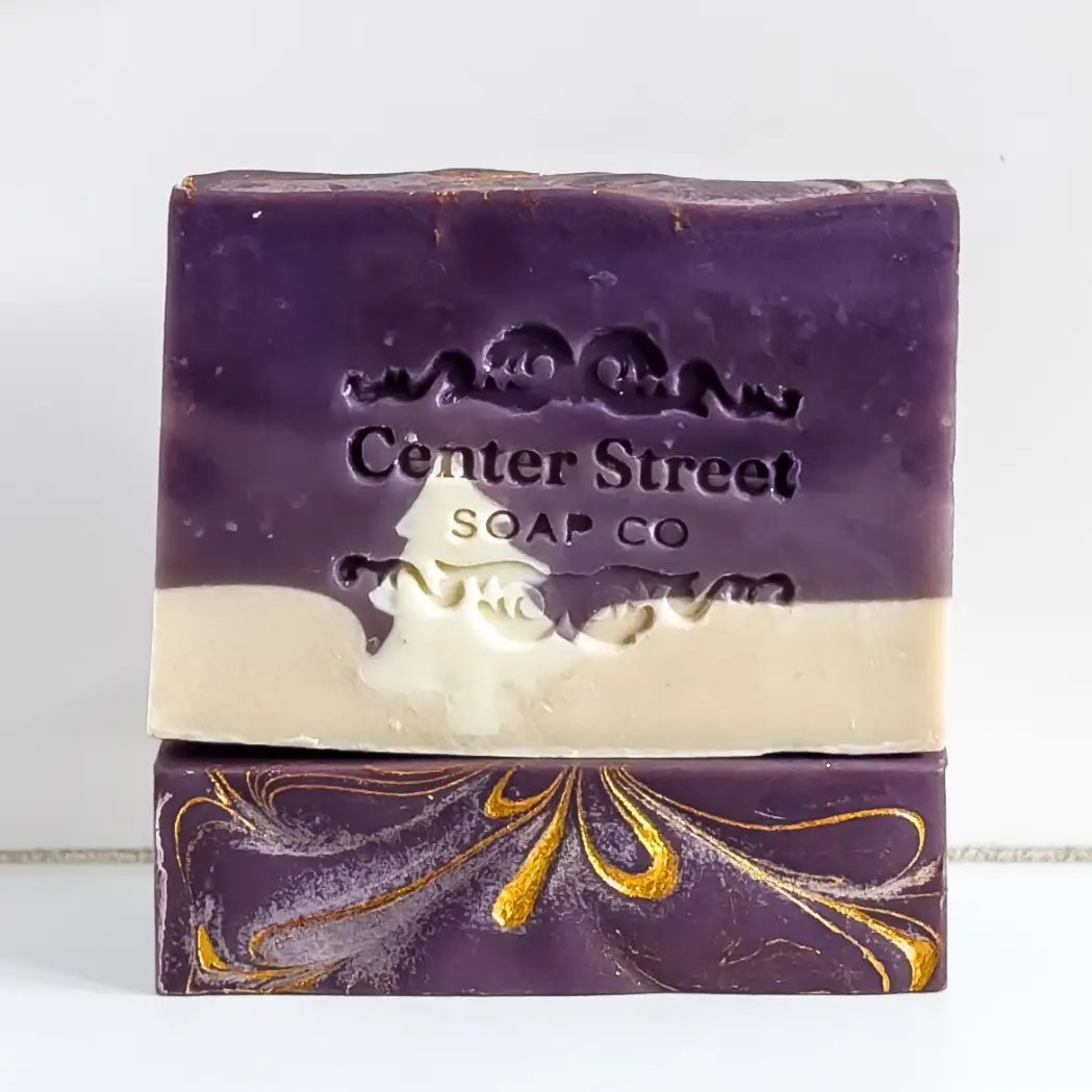 Starry Night Christmas Handmade Soap