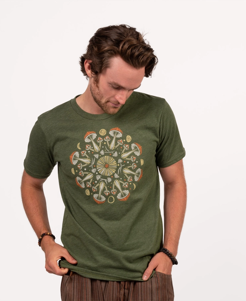 Mushroom Mandala T-Shirt