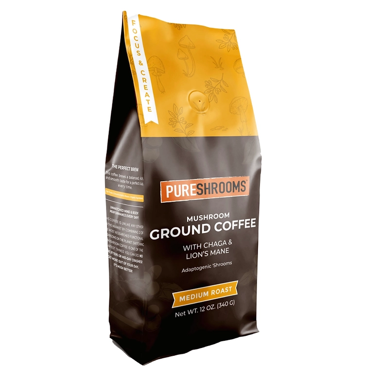 Mushroom Ground Coffee Focus