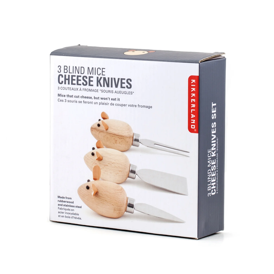 3 Blind Mice Cheese Knives