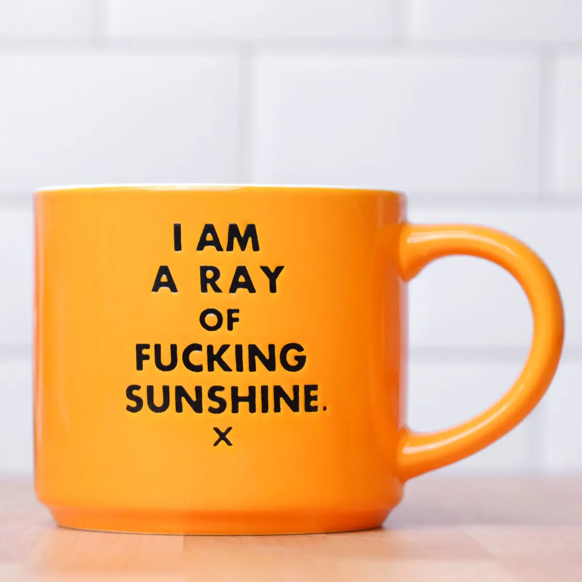 Ray of F** Sunshine Mug Yellow