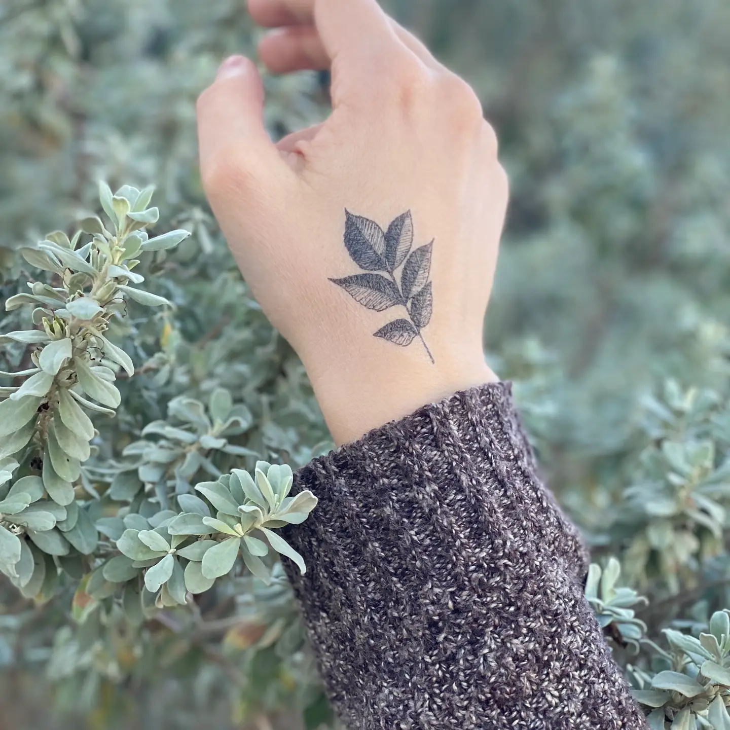 Forest Forage Temporary Tattoo