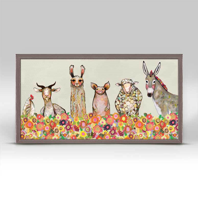 Blooms Farm Friends Mini Canvas