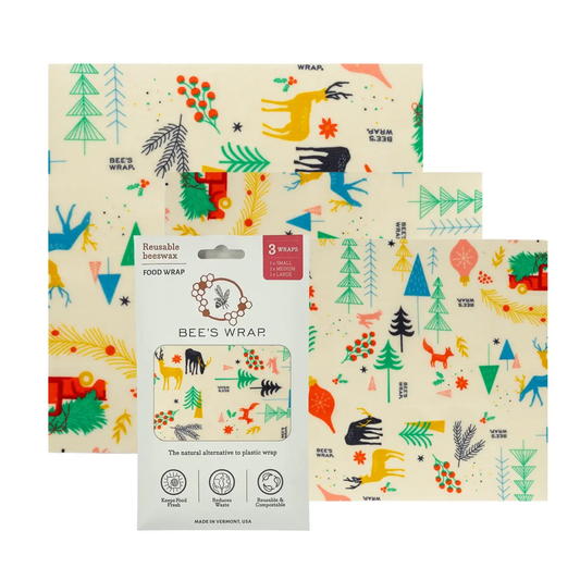 Holiday Bee's Wrap Asst 3 Pack