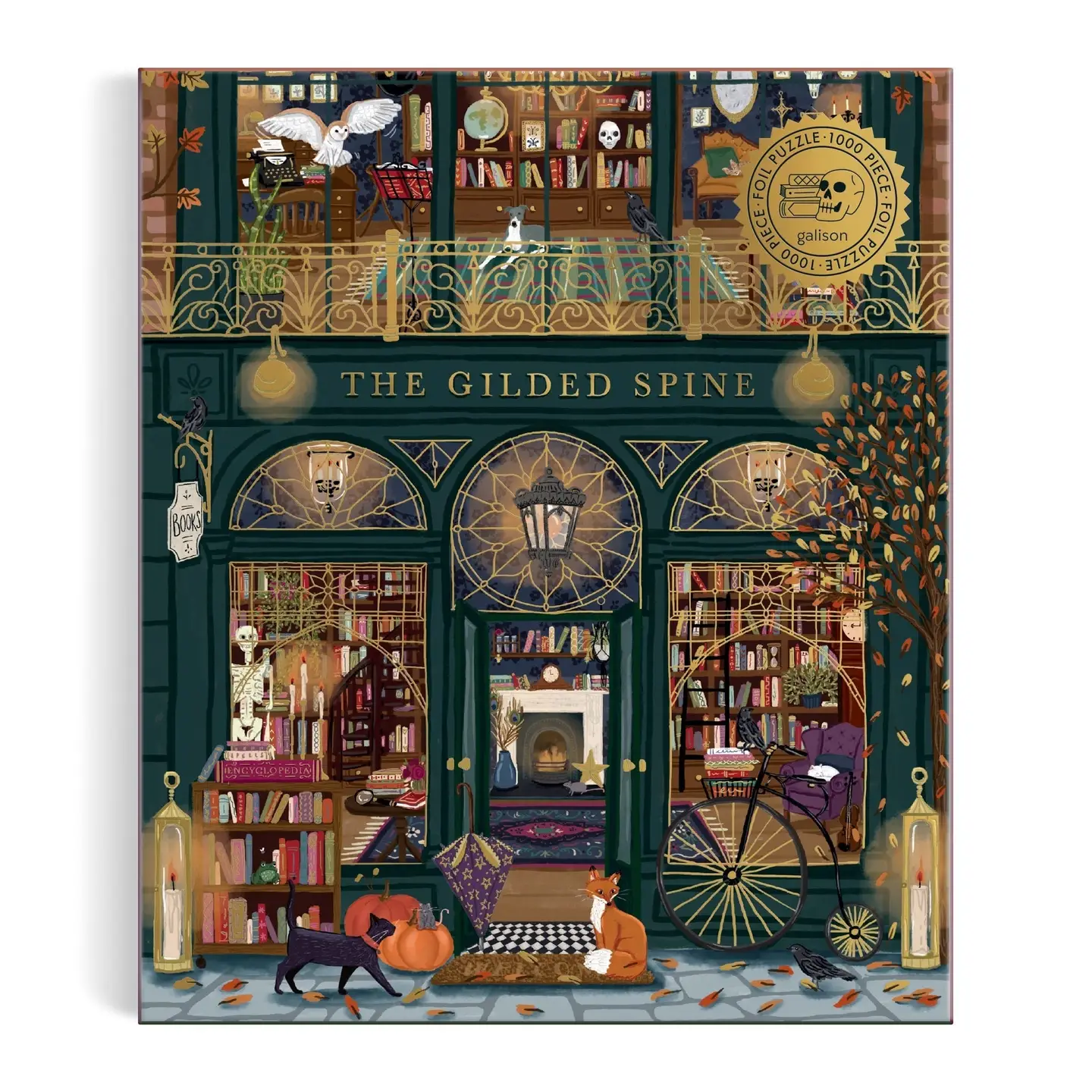 The Gilded Spine Foil Puzzle 1000pc