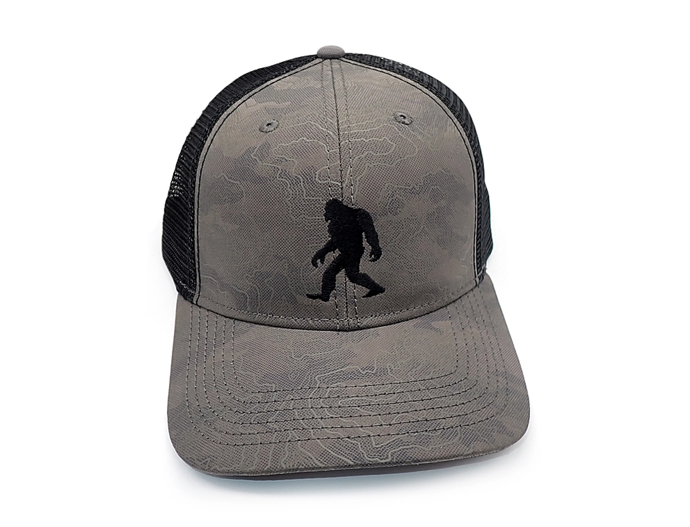Bigfoot Topography Mesh Trucker Hat