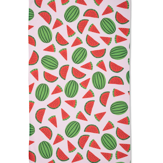 Geometry Tea Towel: Sweet Watermelon