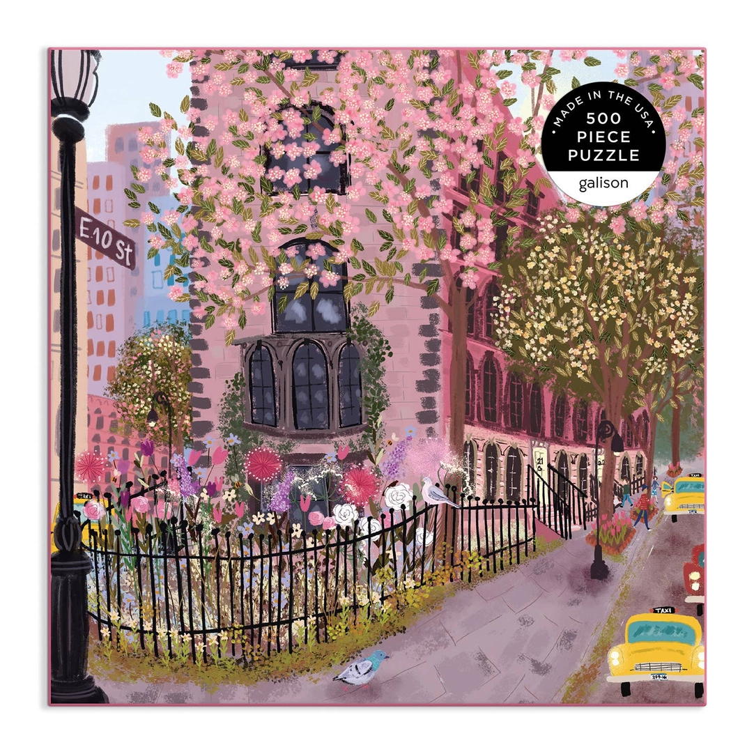 Blooming Streets Puzzle 500pc