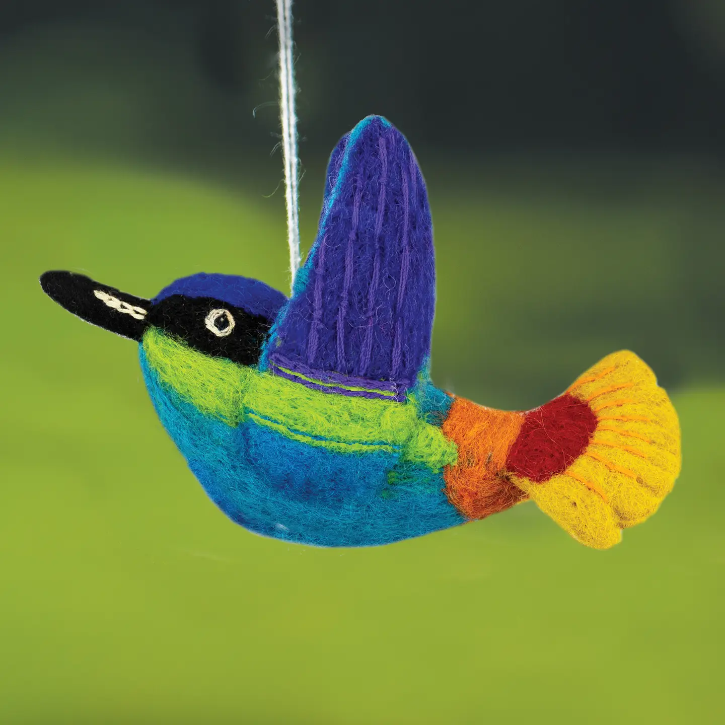 Rainbow Hummingbird Woolie Bird