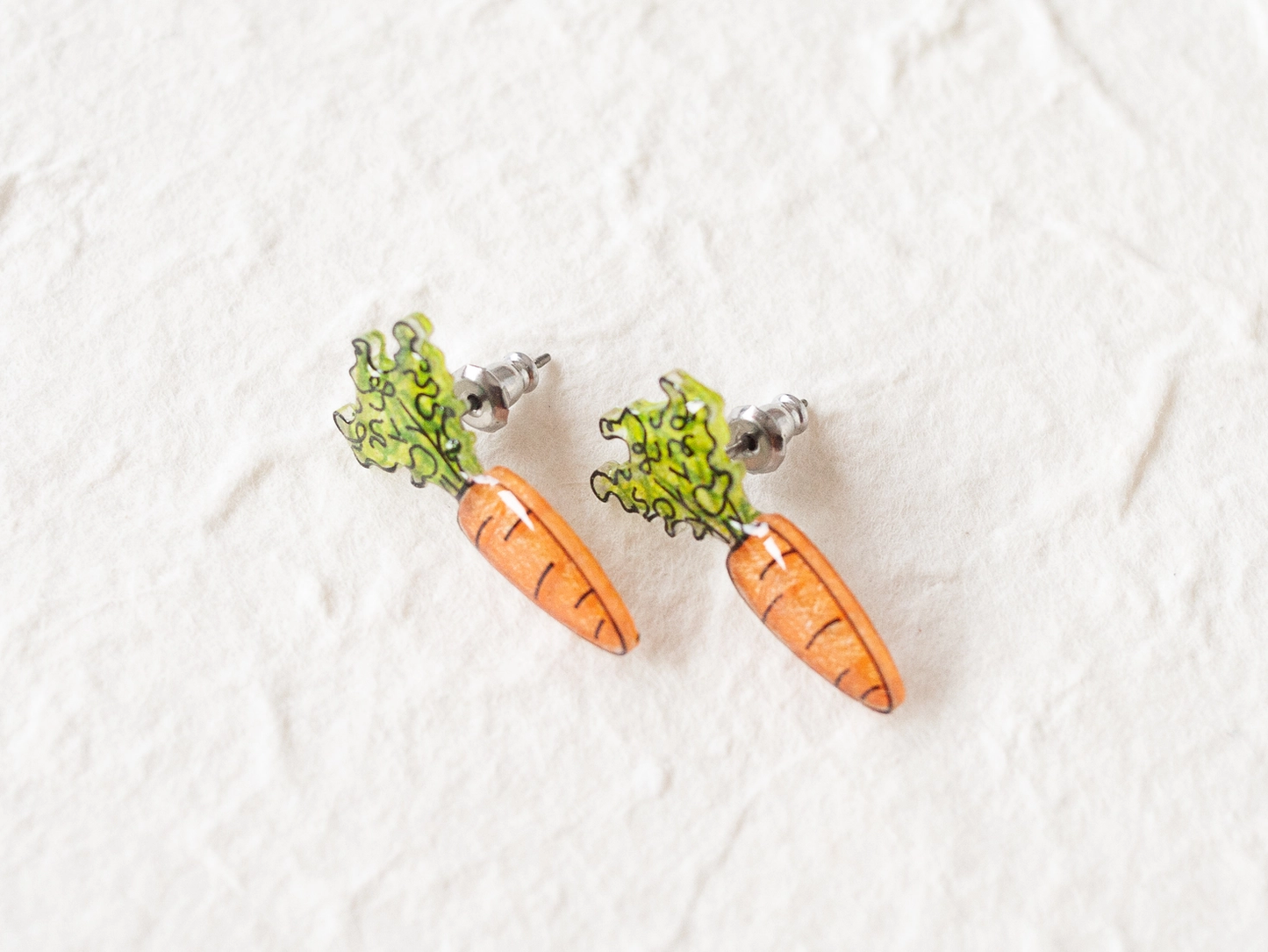 Carrot Stud Earrings