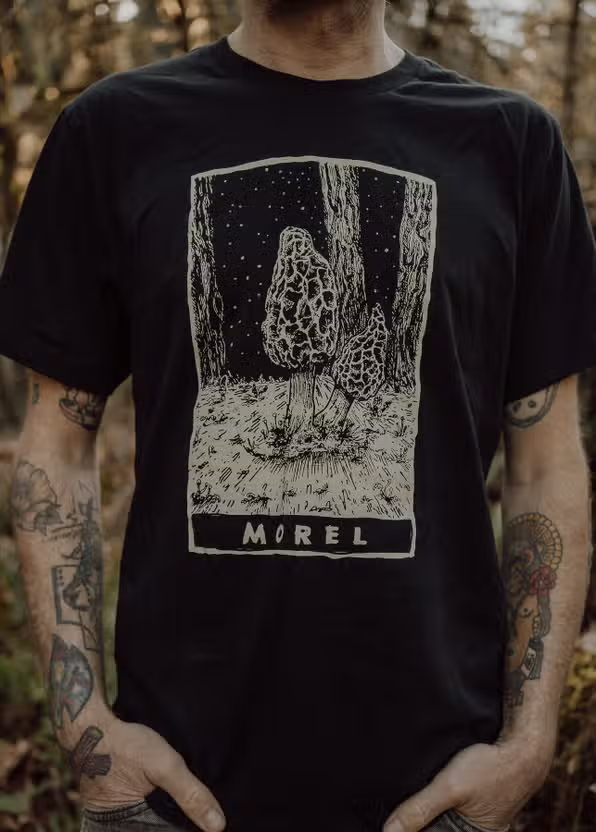 Morel Mushroom Tarot T-Shirt