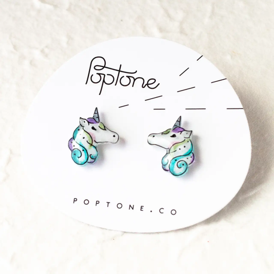 Unicorn Stud Earrings