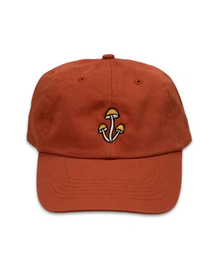 Shroom Baseball Hat - Burnt Orange