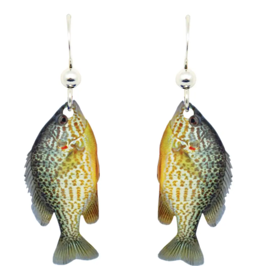 Sunfish Fish Earrings
