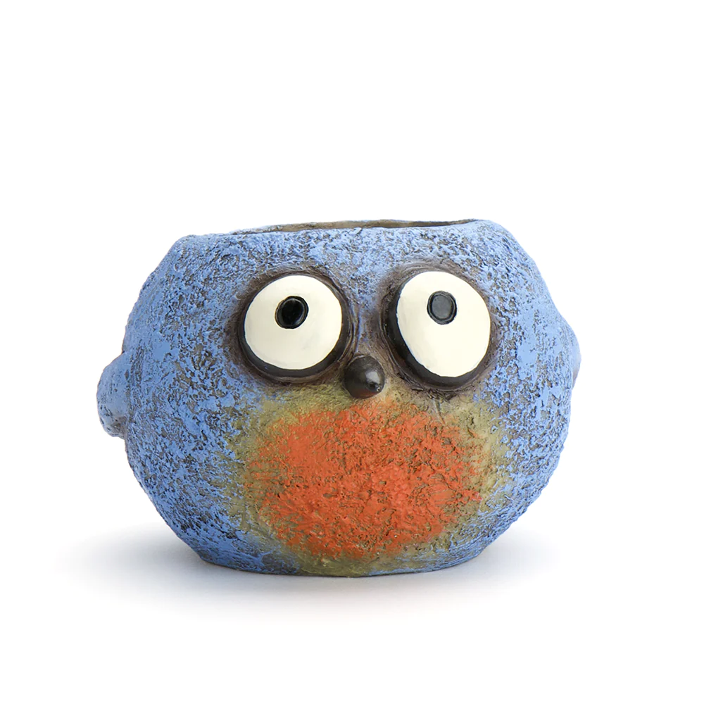 Baby Blue Bird Mini Planter