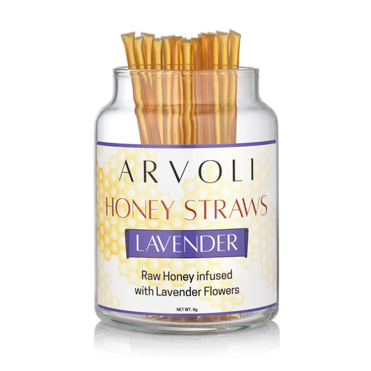 Lavender Infused Honey Straw