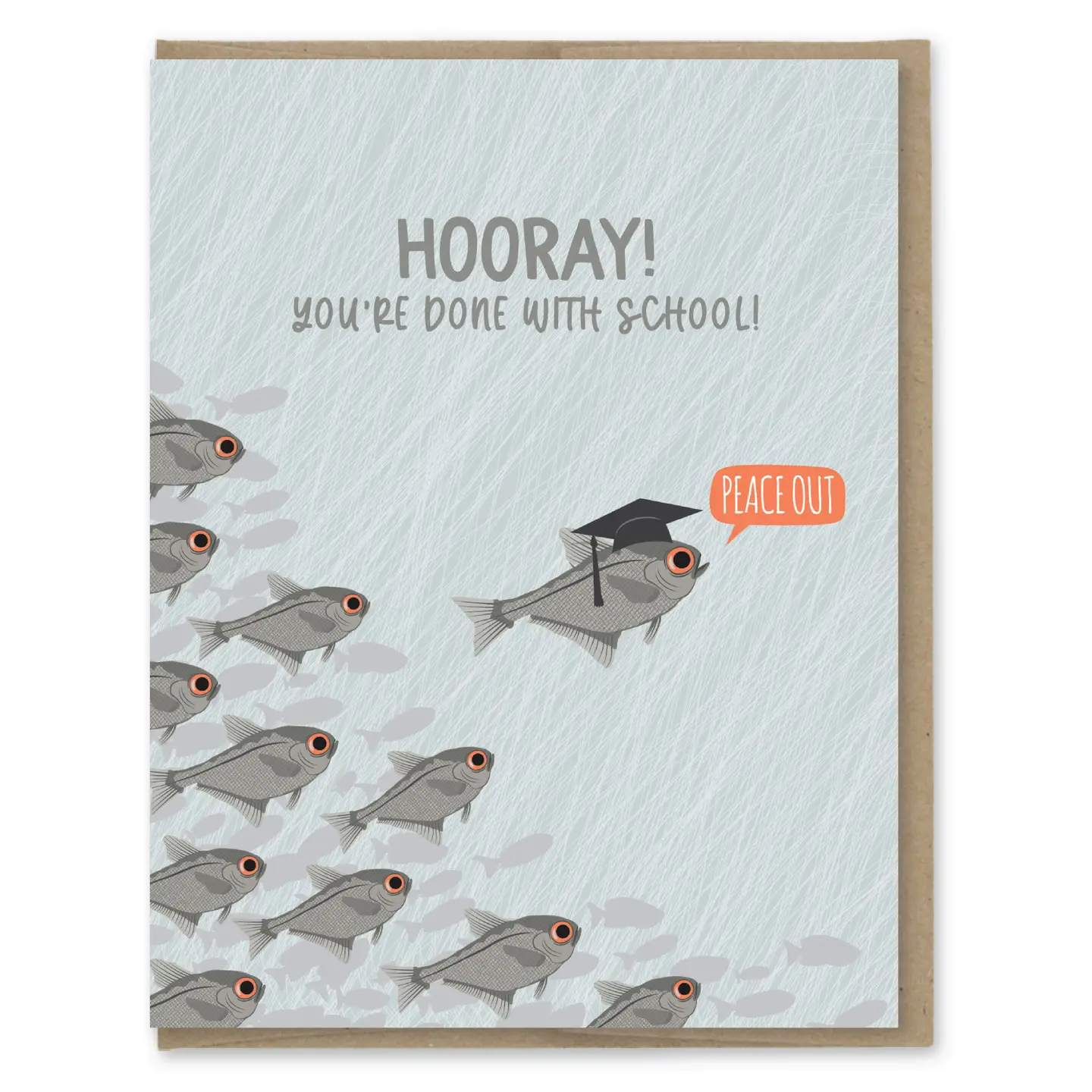 Done With School Graduation Card