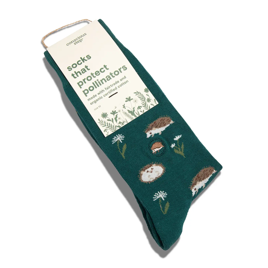 Socks That Protect Pollinators Green Hedgehogs