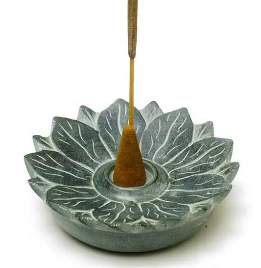 Carved Flower Incense Burner