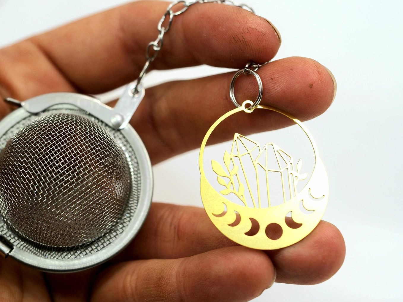 Tea Infuser Golden Moon Cycle