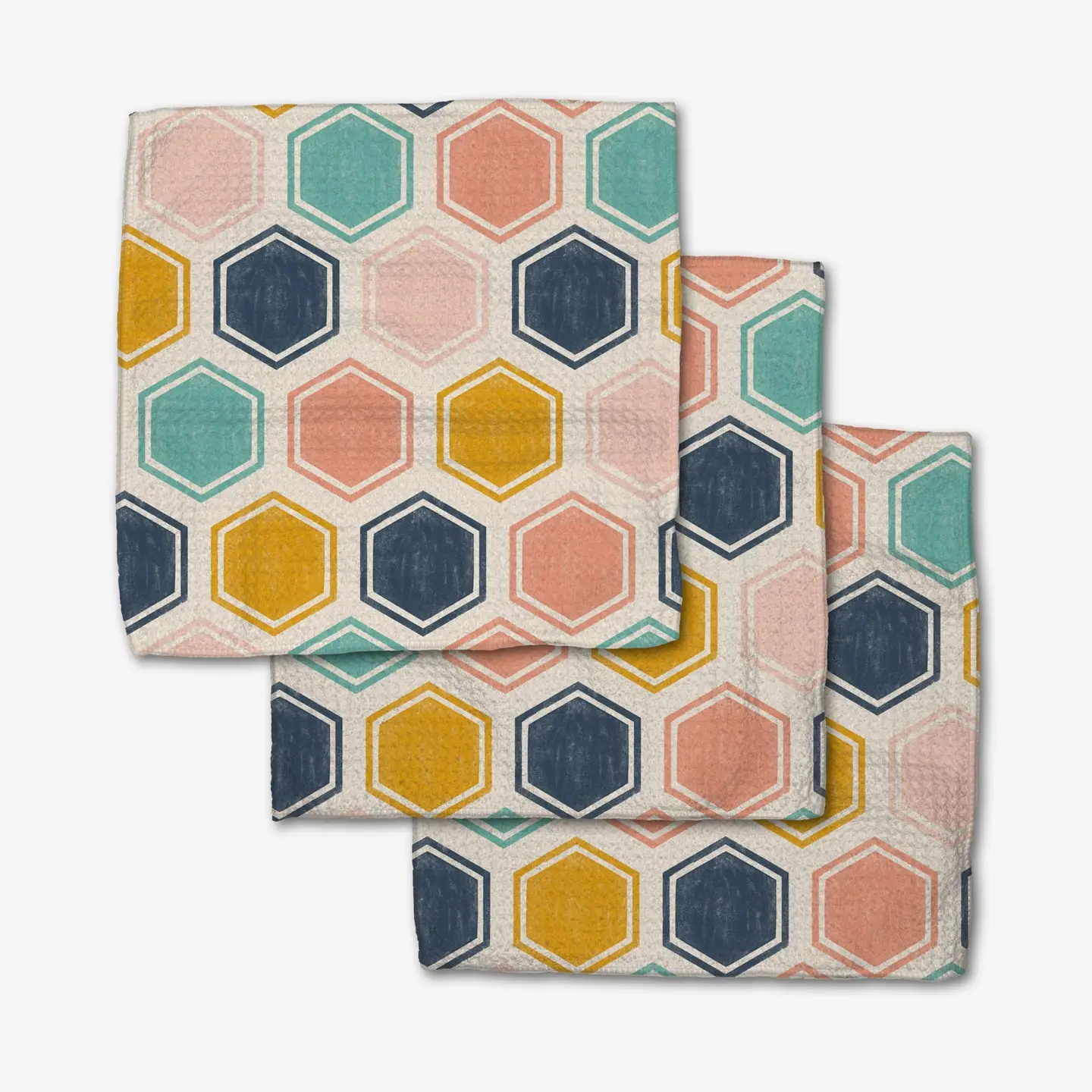 Geometry Dishcloth Pack: Pollen Patchwork