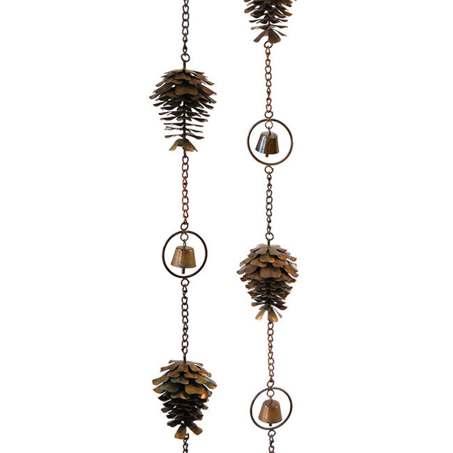 Pine Cone Rain Chain