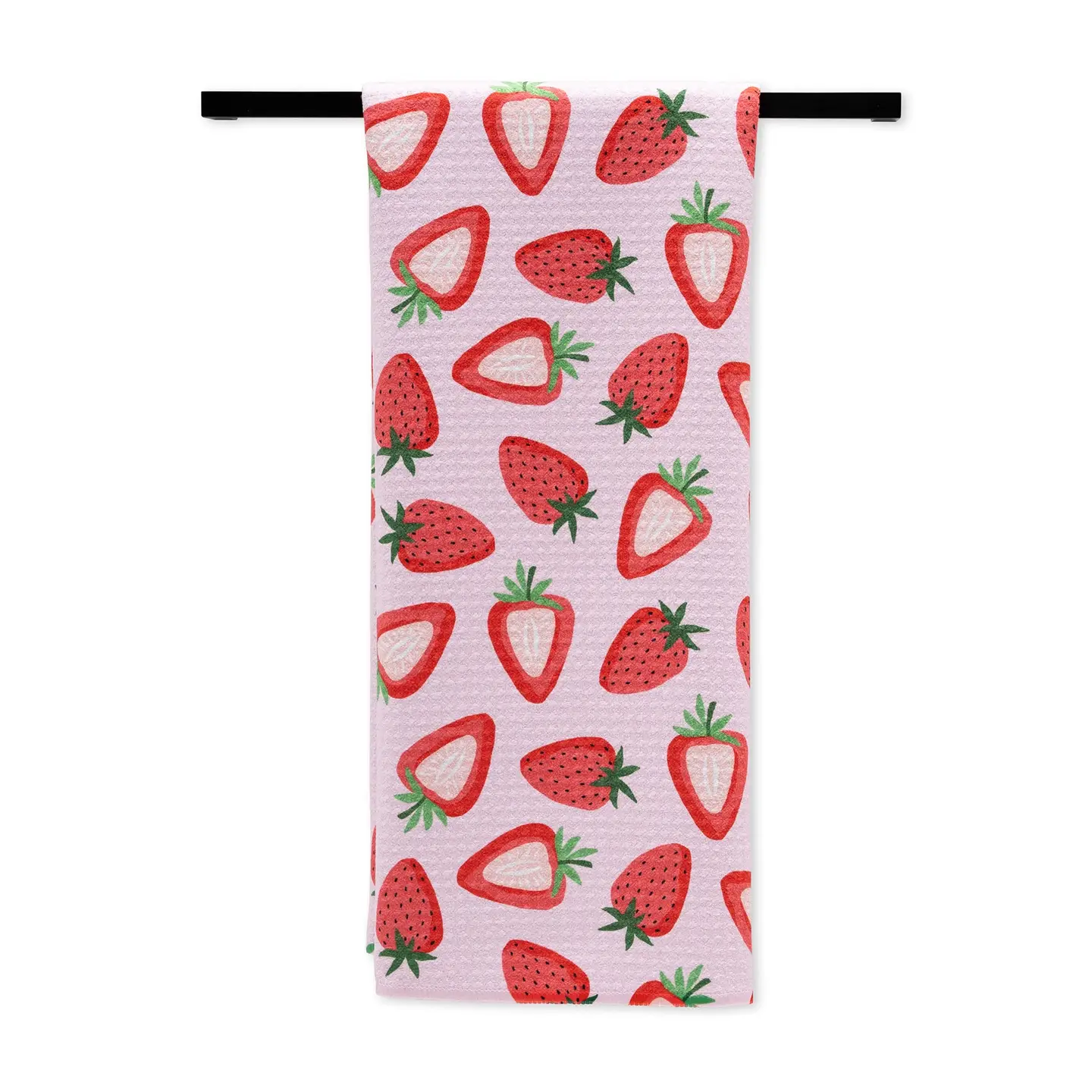 Geometry Tea Towel: Sweet Strawberry