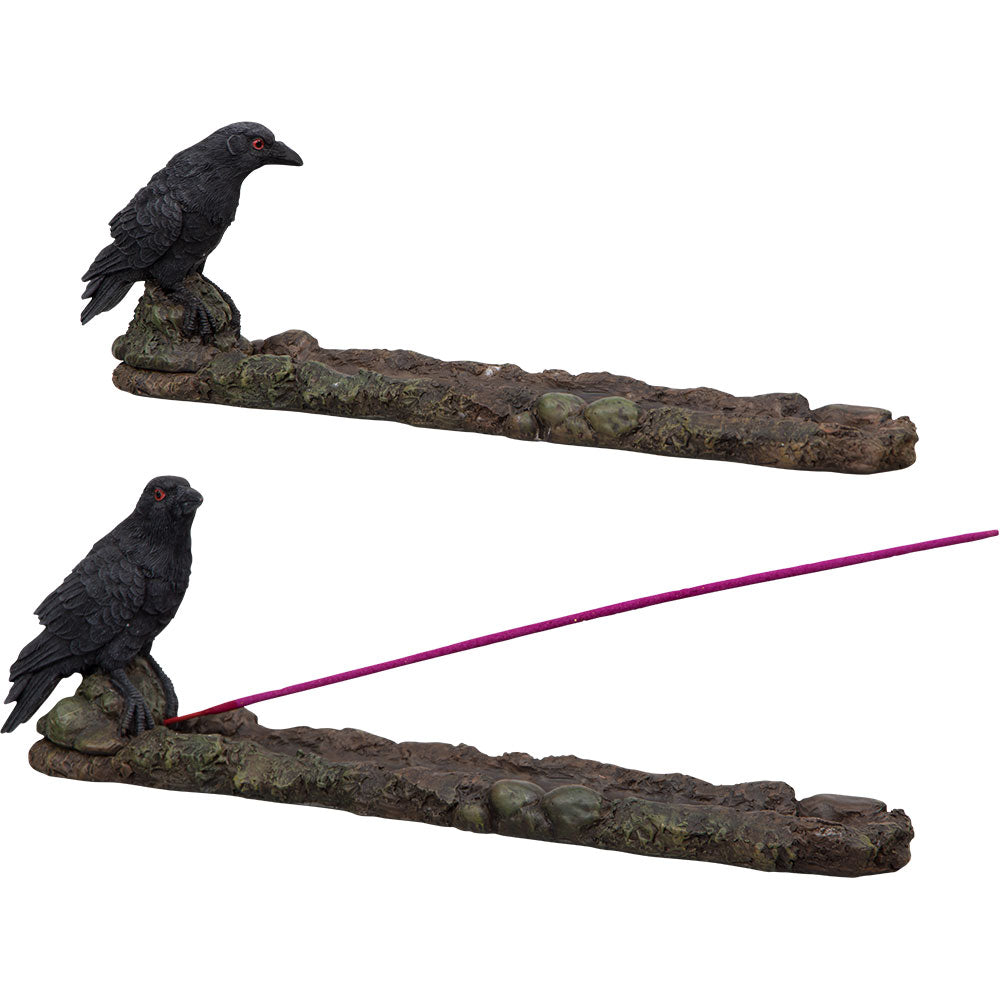 Raven Incense Holder