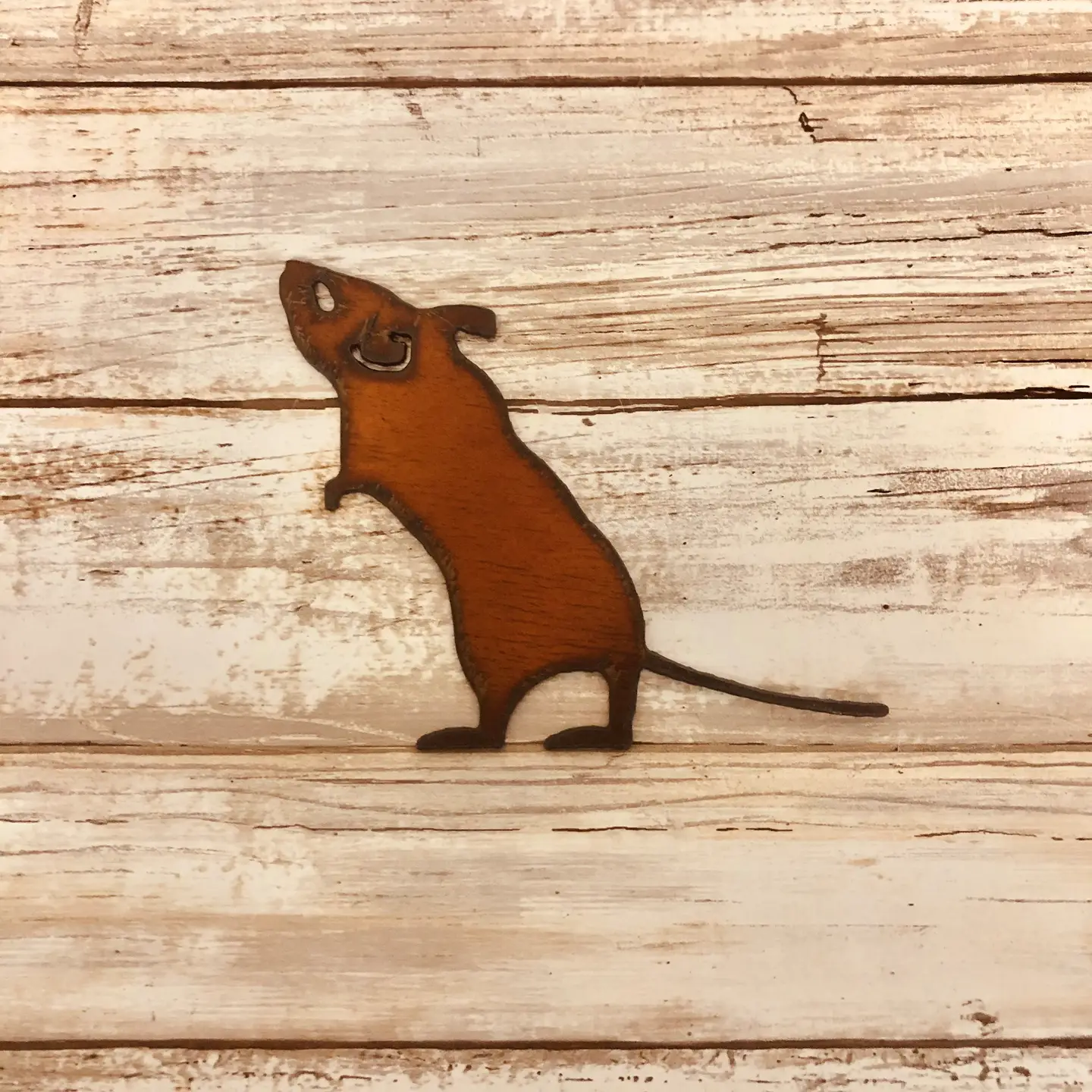Rusty Mouse Magnet