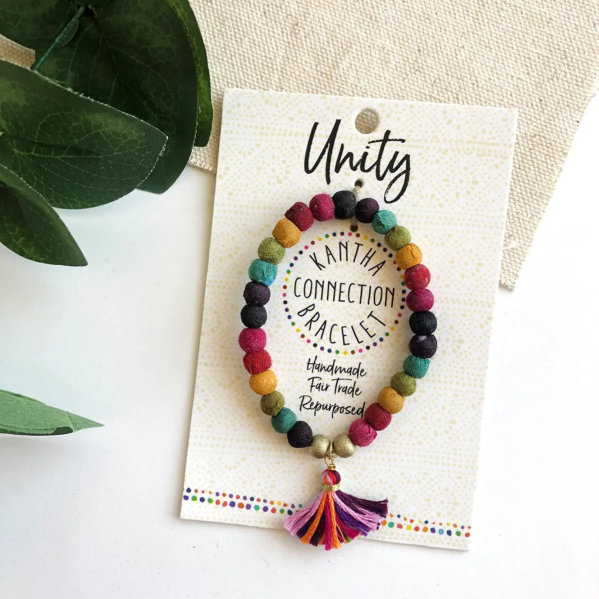 Kantha Collection Bracelet Rainbow Unity