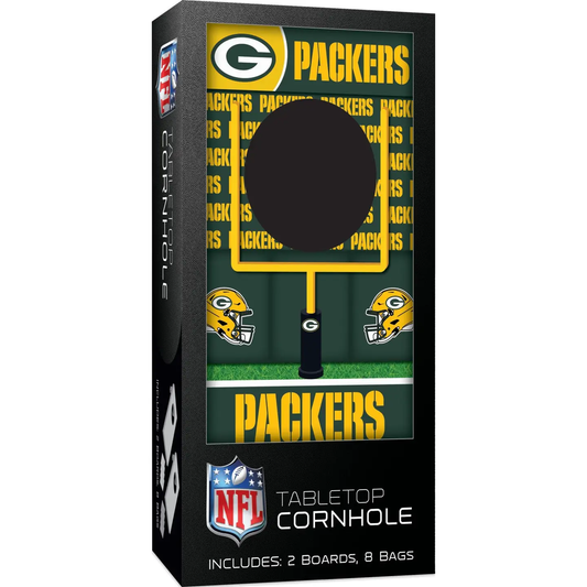 Green Bay Packers Tabletop Cornhole Game