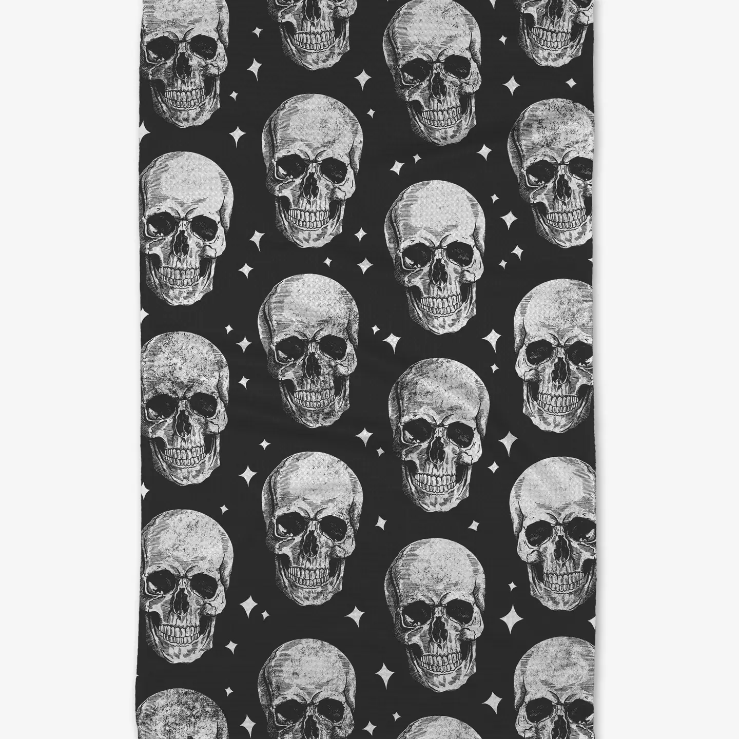 Geometry Tea Towel: Skulls