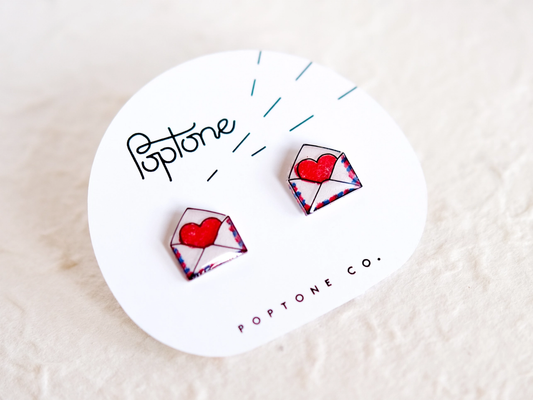 Love Letter Airmail Earrings