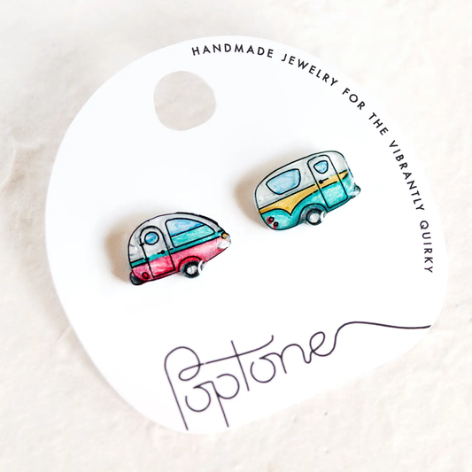 Camper Stud Earrings