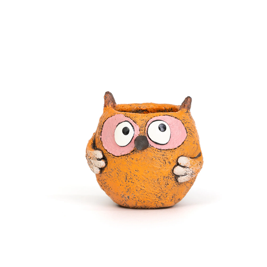 Hootie Great Horned Owl Planter