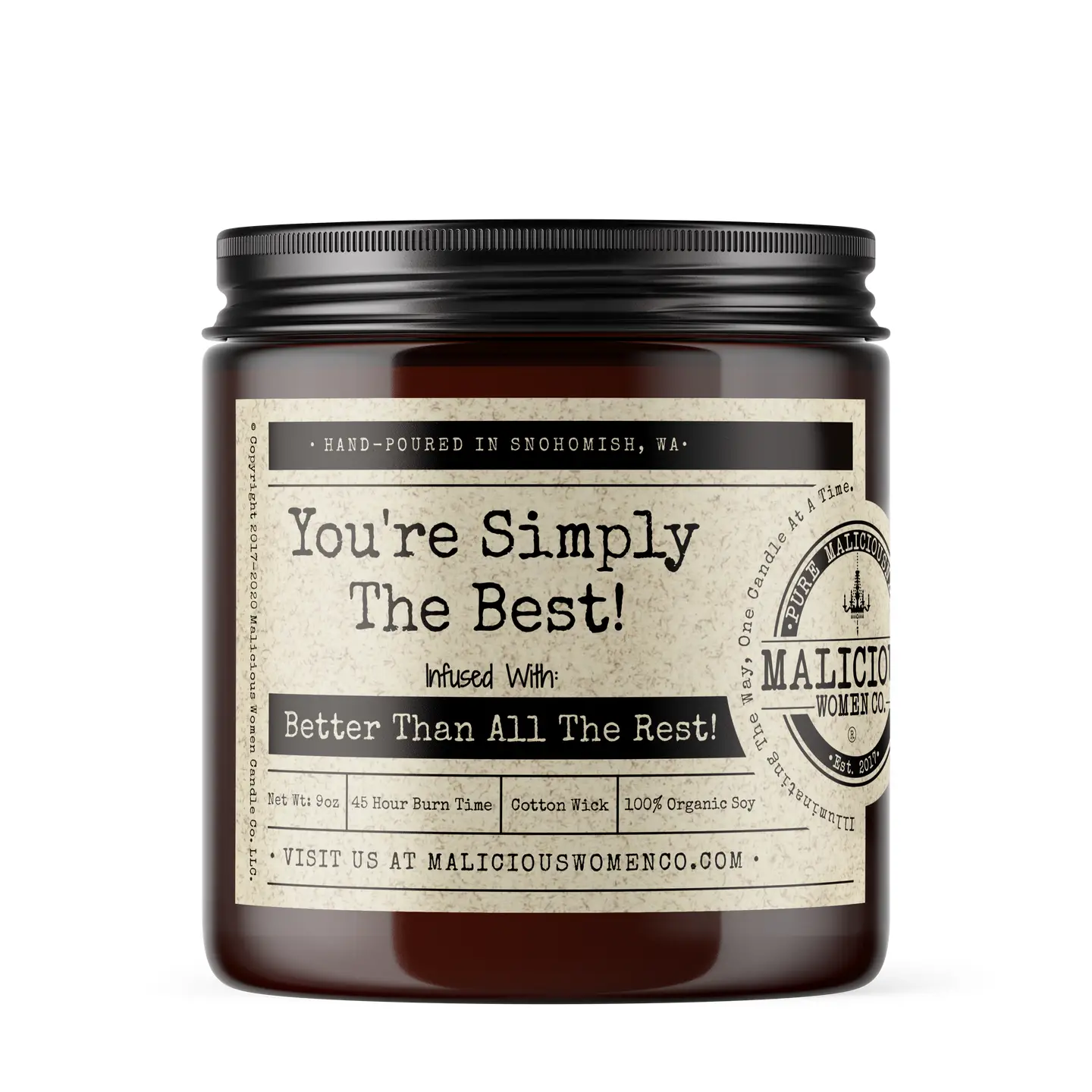 You're Simply the Best! Candle