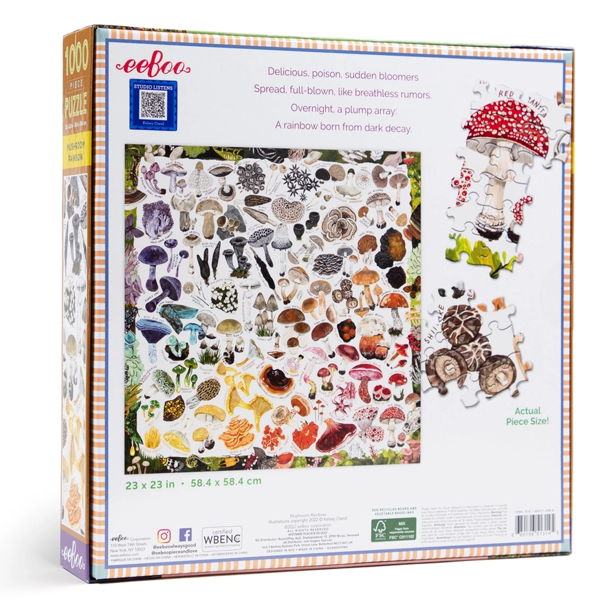 Mushroom Rainbow Puzzle 1000pc