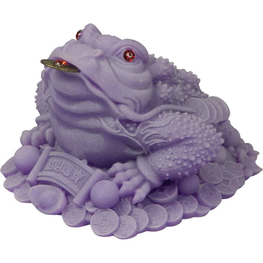 Feng Shui Purple Money Toad