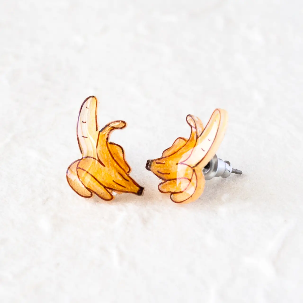 Banana Stud Earrings