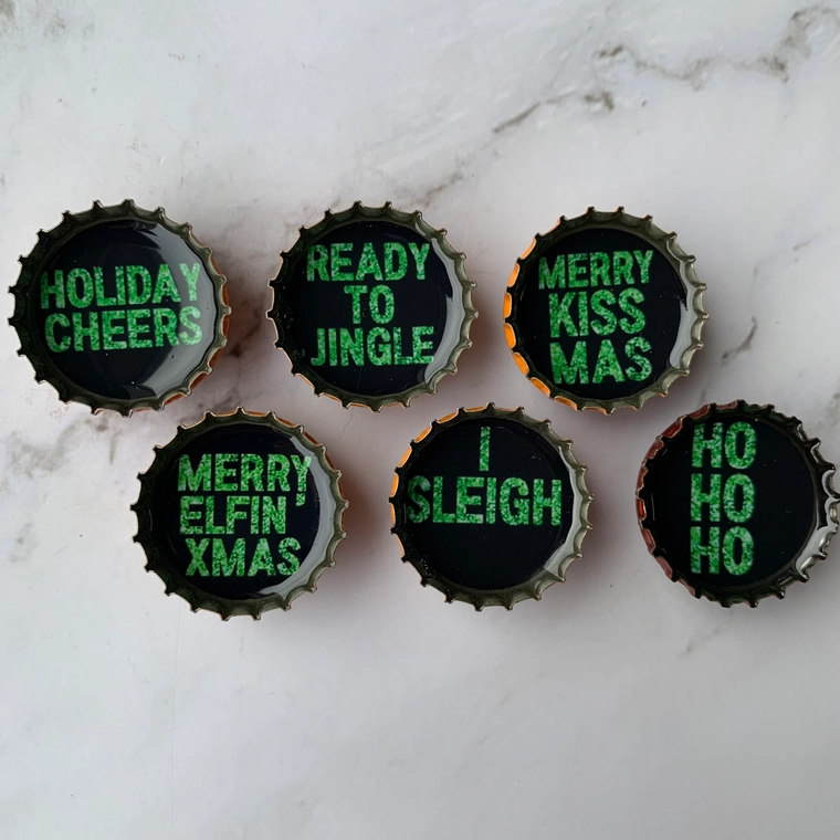 Holiday Cheers Magnets Pack/6