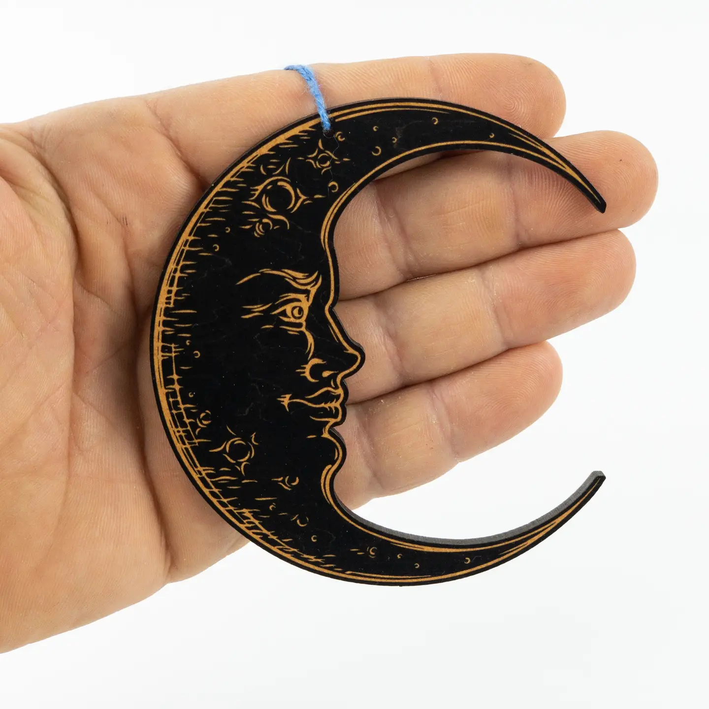 Moon Face Ornament