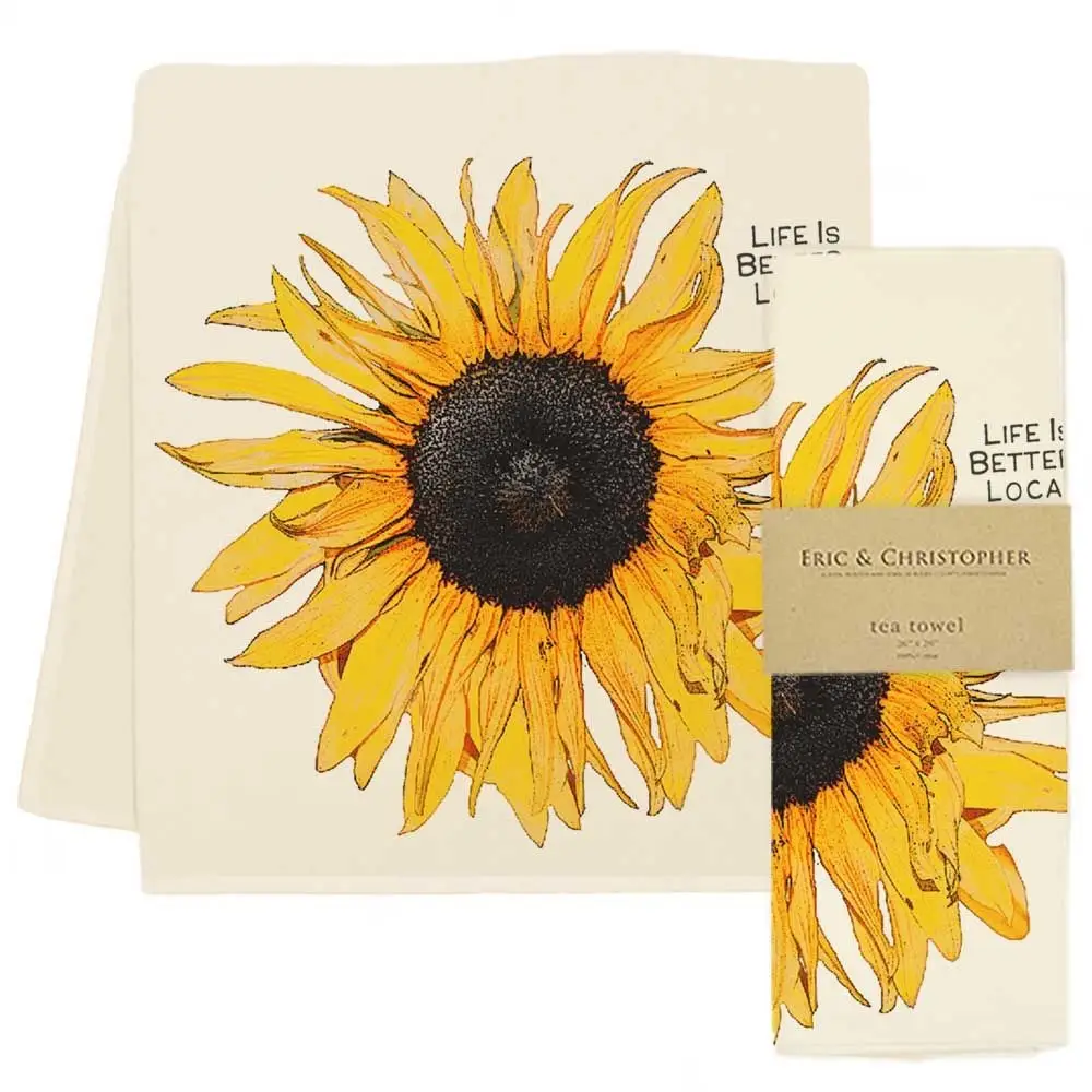 Sunflower Tea Towel