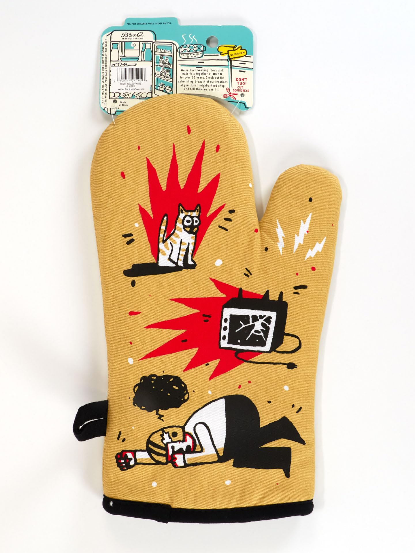 Oven Mitt - Yell at Football
