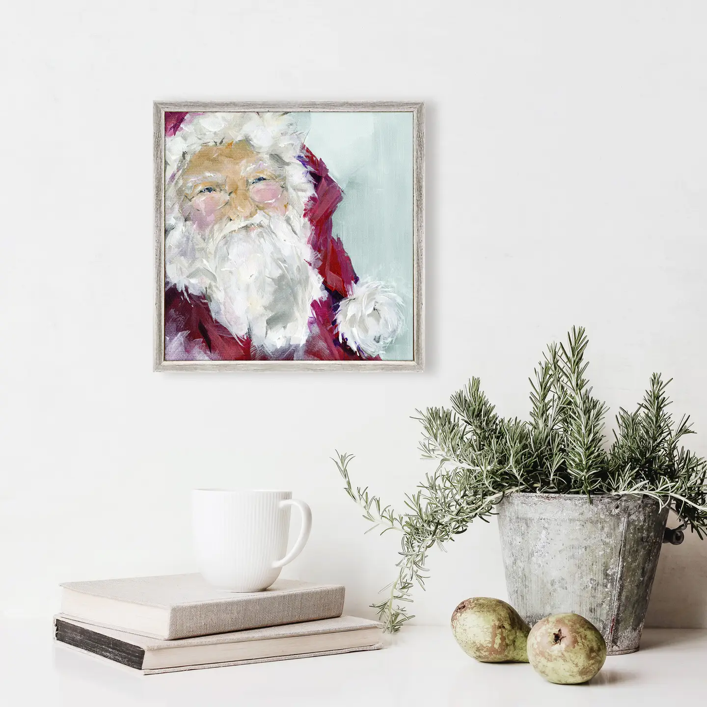 Holiday Santa Claus Mini Canvas