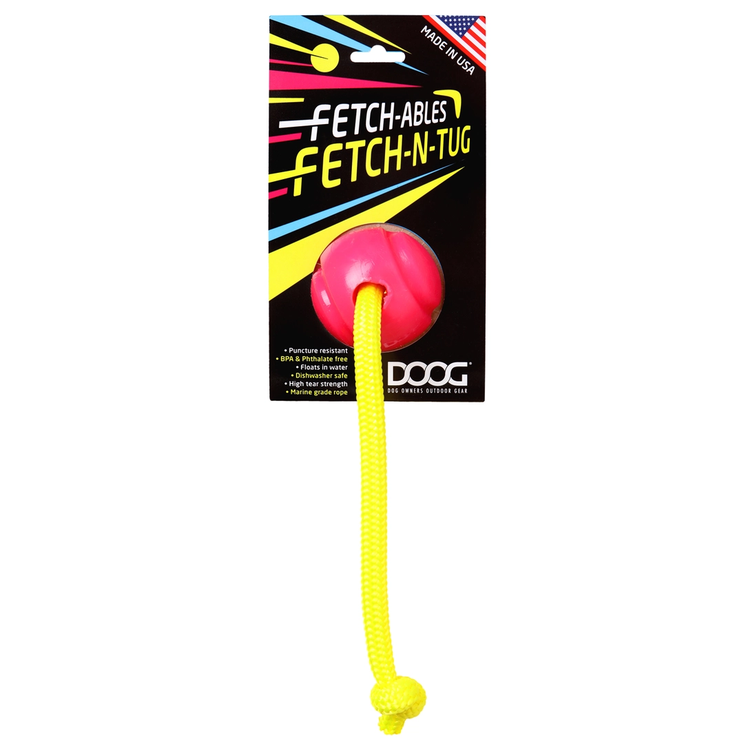 Fetch-N-Tug Ball & Rope Toy